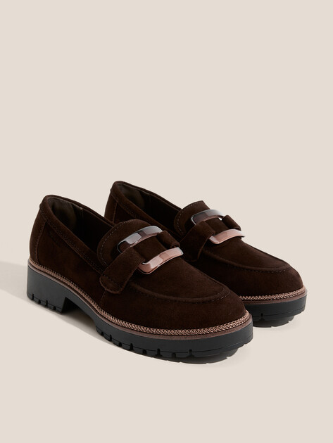 Женские лоферы TAMARIS FLORA, Артикул 1-1-24722-43, темно-коричневый | 4559683. Ракурс 2