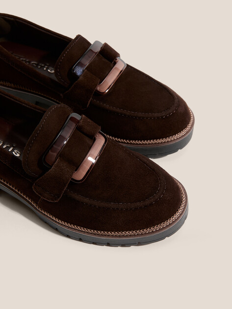 Женские лоферы TAMARIS FLORA, Артикул 1-1-24722-43, темно-коричневый | 4559683. Ракурс 3