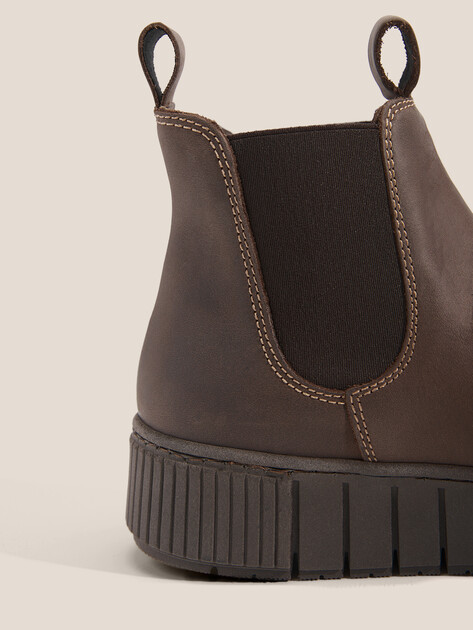 Женские челси TAMARIS JARMA, Артикул 1-1-25403-43, темно-коричневый | 4559949. Ракурс 3