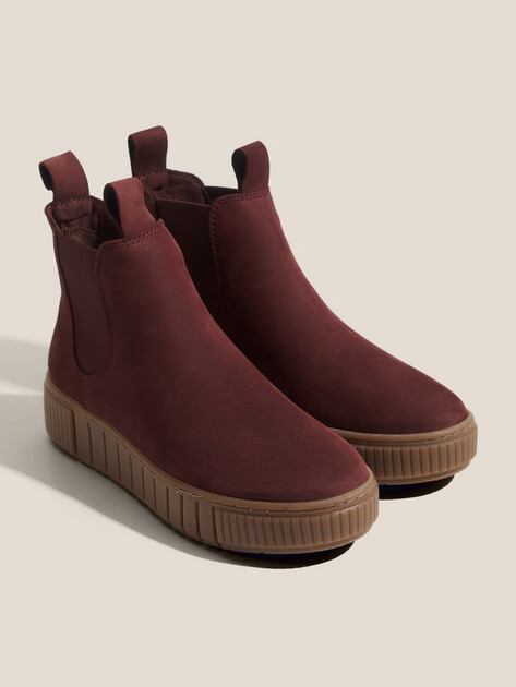 Женские челси TAMARIS JARMA, Артикул 1-1-25403-43, бордовый | 4559958. Ракурс 2