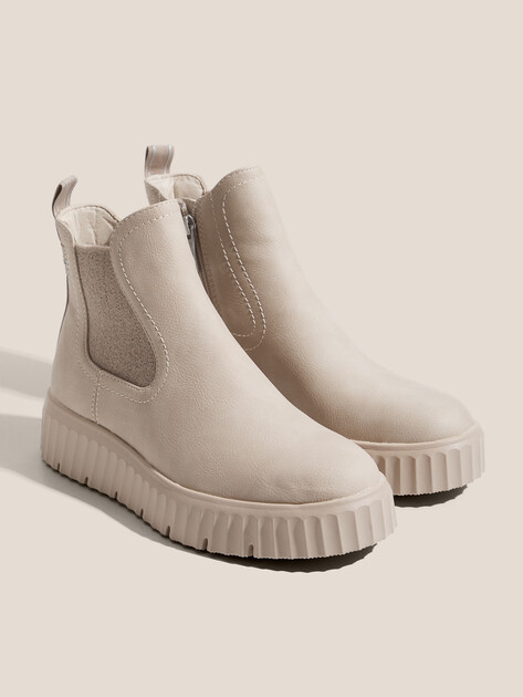 Женские ботинки TAMARIS FOTEINI, Артикул 1-1-25420-45, бежево-серый | 4560026. Ракурс 2 Женские ботинки TAMARIS FOTEINI, Артикул 1-1-25420-45, бежево-серый | 4560026. Ракурс 2