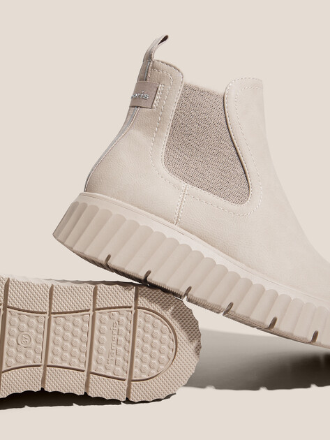 Женские ботинки TAMARIS FOTEINI, Артикул 1-1-25420-45, бежево-серый | 4560026. Ракурс 3 Женские ботинки TAMARIS FOTEINI, Артикул 1-1-25420-45, бежево-серый | 4560026. Ракурс 3