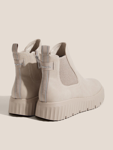 Женские ботинки TAMARIS FOTEINI, Артикул 1-1-25420-45, бежево-серый | 4560026. Ракурс 5 Женские ботинки TAMARIS FOTEINI, Артикул 1-1-25420-45, бежево-серый | 4560026. Ракурс 5