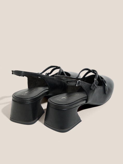 Женские туфли с открытой пяткой (слингбэк) TAMARIS MELILLA, Артикул 1-1-29662-45, черный | 4560211. Ракурс 5