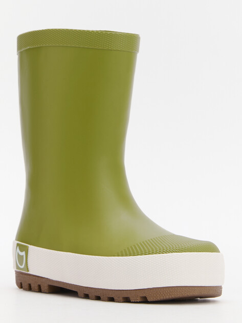 Детская резиновая обувь КОТОФЕЙ, Артикул 366218-17, оливковый | 4560517. Ракурс 2