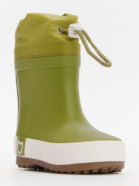 Детская резиновая обувь КОТОФЕЙ, Артикул 166138-15, оливковый | 4560611. Ракурс 2
