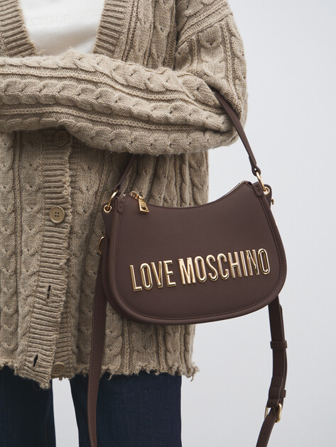 Женская сумка  LOVE MOSCHINO BOLD LOVE, Артикул JC4027PP FW25, темно-коричневый | 4560911. Ракурс 5