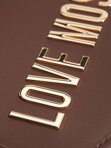 Женская сумка  LOVE MOSCHINO BOLD LOVE, Артикул JC4027PP FW25, темно-коричневый | 4560911. Ракурс 2