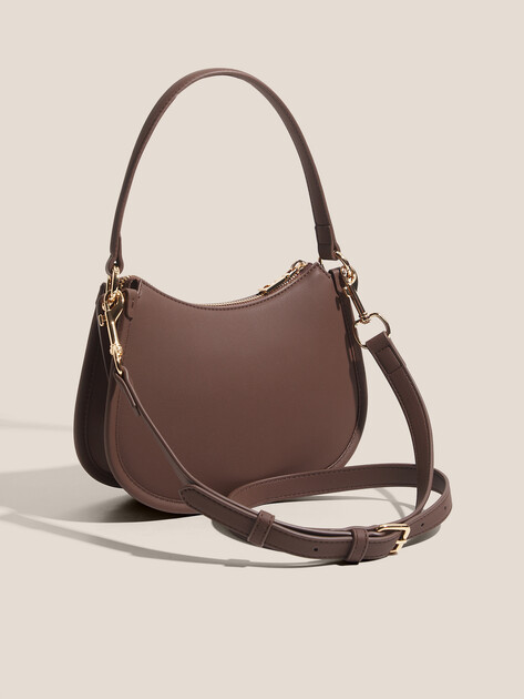 Женская сумка  LOVE MOSCHINO BOLD LOVE, Артикул JC4027PP FW25, темно-коричневый | 4560911. Ракурс 3