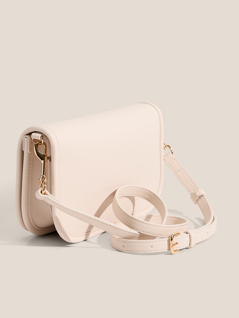 Кросс-боди LOVE MOSCHINO BOLD LOVE, Артикул JC4028PP FW25, молочно-белый | 4560926. Ракурс 2