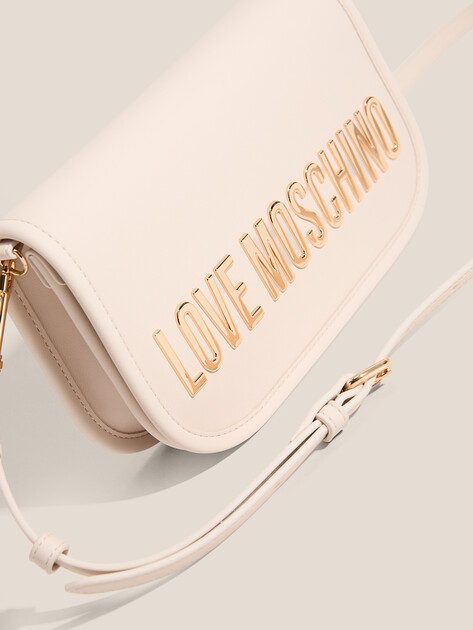 Кросс-боди LOVE MOSCHINO BOLD LOVE, Артикул JC4028PP FW25, молочно-белый | 4560926. Ракурс 3