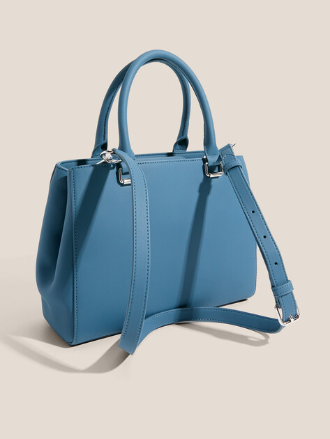 Женский тоут LOVE MOSCHINO BOLD LOVE, Артикул JC4022PP FW24, зелено-синий | 4560974. Ракурс 3