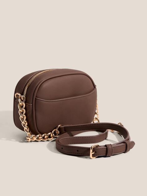 Кросс-боди LOVE MOSCHINO BOLD LOVE, Артикул JC4026PP FW24, темно-коричневый | 4560990. Ракурс 3