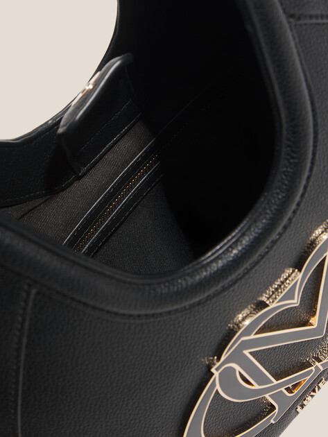 Женская сумка  LOVE MOSCHINO LO_GO, Артикул JC4005PP, черный | 4561152. Ракурс 4