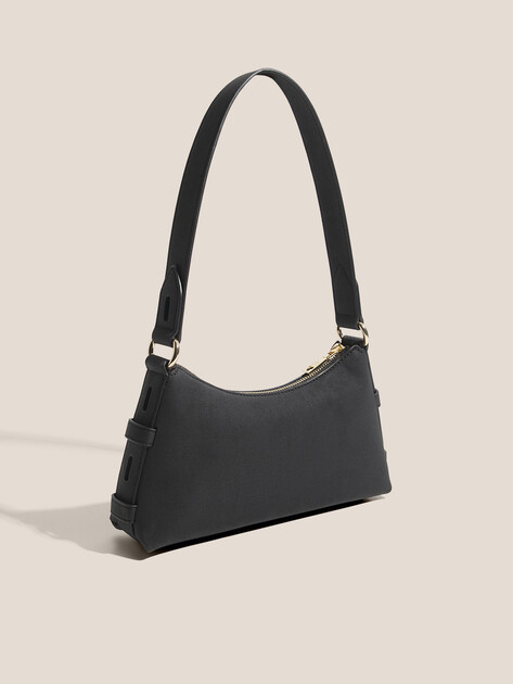 Женская сумка  LOVE MOSCHINO BUCKLED UP, Артикул JC4169PP FW25, черный | 4561221. Ракурс 3