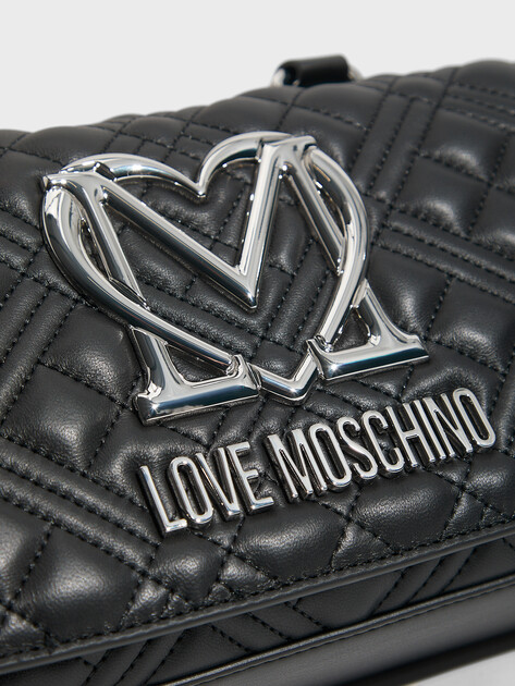 Женская сумка  LOVE MOSCHINO ALLURE, Артикул JC4305PP FW25, черный | 4561296. Ракурс 2