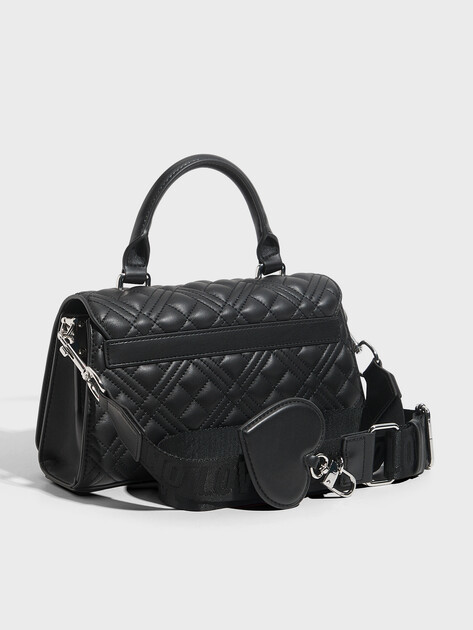 Женская сумка  LOVE MOSCHINO ALLURE, Артикул JC4305PP FW25, черный | 4561296. Ракурс 3