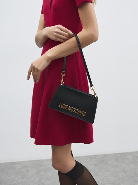 Женская сумка  LOVE MOSCHINO SMART DAILY BAG, Артикул JC4095PP FW25, черный | 4561311. Ракурс 5