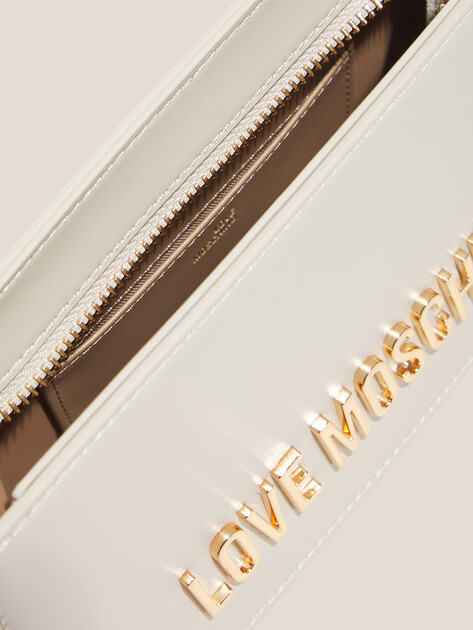 Женская сумка  LOVE MOSCHINO SMART DAILY BAG, Артикул JC4095PP FW25, молочно-белый | 4561315. Ракурс 4