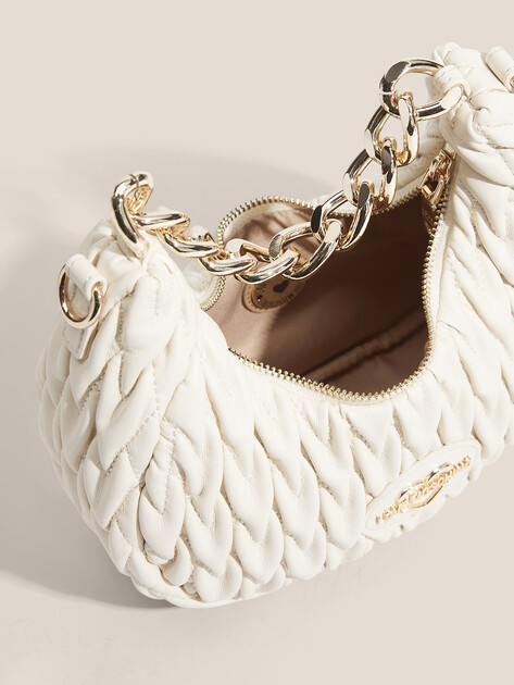Женская сумка LOVE MOSCHINO DEMURE, Артикул JC4014PP FW25, молочно-белый | 4561320. Ракурс 4 Женская сумка LOVE MOSCHINO DEMURE, Артикул JC4014PP FW25, молочно-белый | 4561320. Ракурс 4