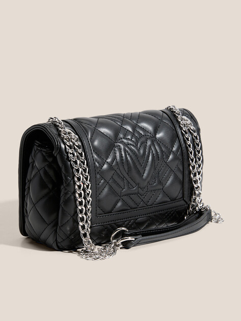 Женская сумка  LOVE MOSCHINO QUILTED BAG, Артикул JC4001PP, черный | 4561339. Ракурс 3