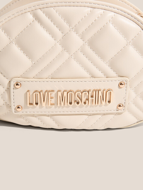 Женская сумка  LOVE MOSCHINO QUILTED BAG, Артикул JC4002PP, молочно-белый | 4561358. Ракурс 2