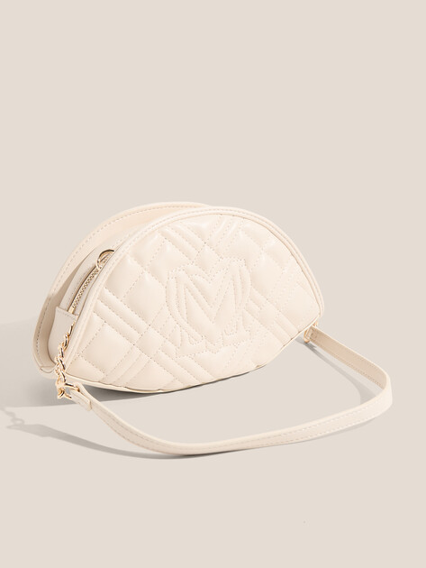 Женская сумка  LOVE MOSCHINO QUILTED BAG, Артикул JC4002PP, молочно-белый | 4561358. Ракурс 3