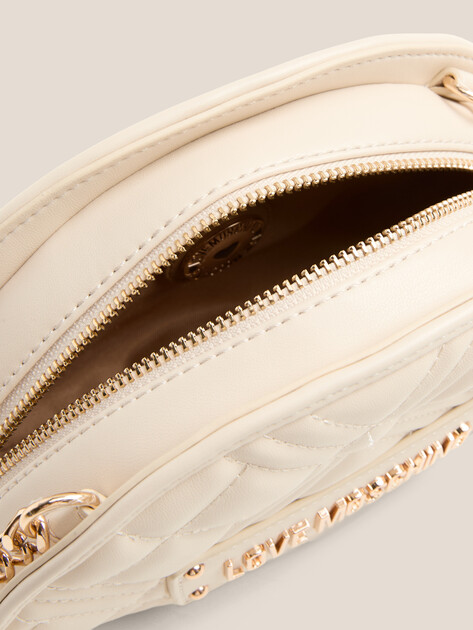 Женская сумка  LOVE MOSCHINO QUILTED BAG, Артикул JC4002PP, молочно-белый | 4561358. Ракурс 4