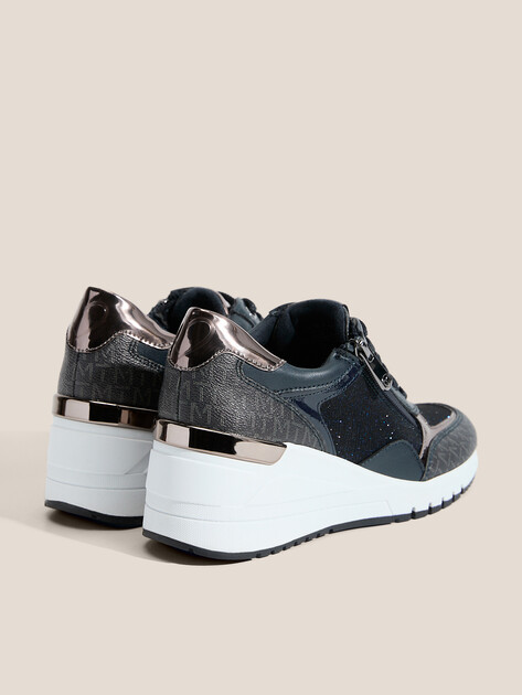 Женские кроссовки на танкетке MARCO TOZZI MAGANA, Артикул 2-2-23723-41, темно-синий | 4561579. Ракурс 5