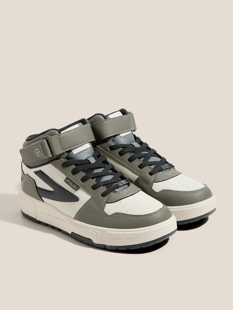 Мужские высокие кеды FILA FX-1000 NXT MID M, Артикул FX-1000 NXT MID M, серо-зеленый | 4563215. Ракурс 2