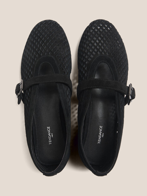 Балетки мэри-джейн TENDANCE, Артикул LT0516-207, черный | 4564415. Ракурс 4