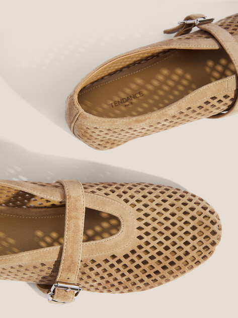 Балетки мэри-джейн TENDANCE, Артикул LT0516-207, пыльно-бежевый | 4564439. Ракурс 3