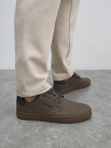 Мужские кеды S.OLIVER SANAKO1, Артикул 5-5-13651-43, коричнево-серый | 4565280. Ракурс 6
