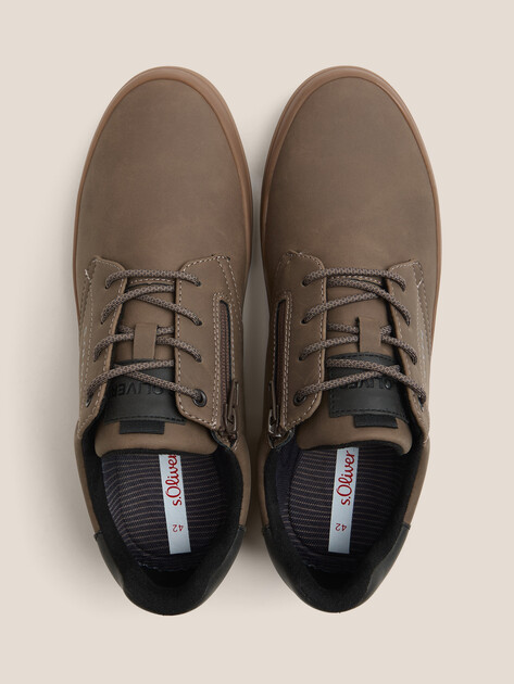 Мужские кеды S.OLIVER SANAKO1, Артикул 5-5-13651-43, коричнево-серый | 4565280. Ракурс 4