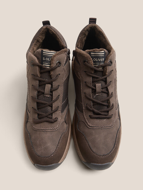 Мужские высокие кроссовки S.OLIVER KRUM, Артикул 5-5-16256-43, серо-коричневый | 4565493. Ракурс 4