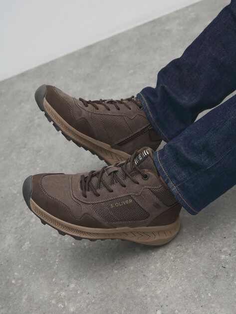 Мужские высокие кроссовки S.OLIVER KRUM, Артикул 5-5-16256-43, серо-коричневый | 4565493. Ракурс 6