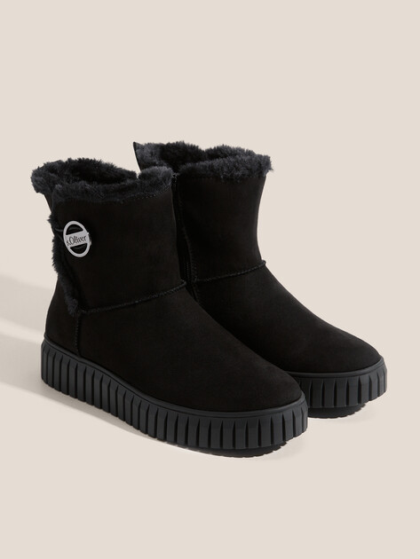 Женские угги S.OLIVER UNILA, Артикул 5-5-26418-41, черный | 4565907. Ракурс 2