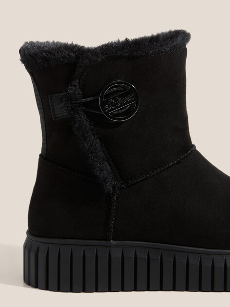 Женские угги S.OLIVER UNILA, Артикул 5-5-26418-41, черный | 4565907. Ракурс 3