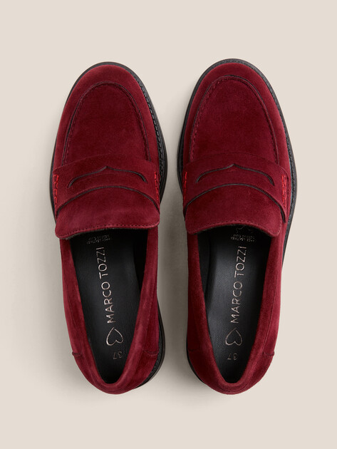 Женские лоферы MARCO TOZZI BARCHI, Артикул 2-2-24325-45, вишневый | 4565970. Ракурс 4