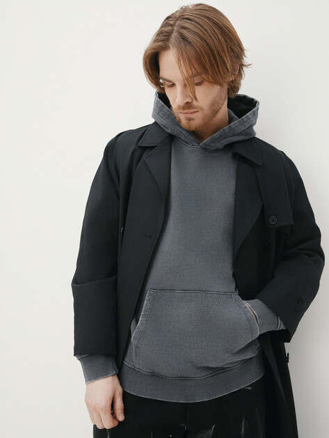 Мужское худи GUESS TREAT SMALL TRIANGLE HOODIE SW, Артикул M5RQ01KC2B1, темно-серый | 4568581. Ракурс 5 Мужское худи GUESS TREAT SMALL TRIANGLE HOODIE SW, Артикул M5RQ01KC2B1, темно-серый | 4568581. Ракурс 5