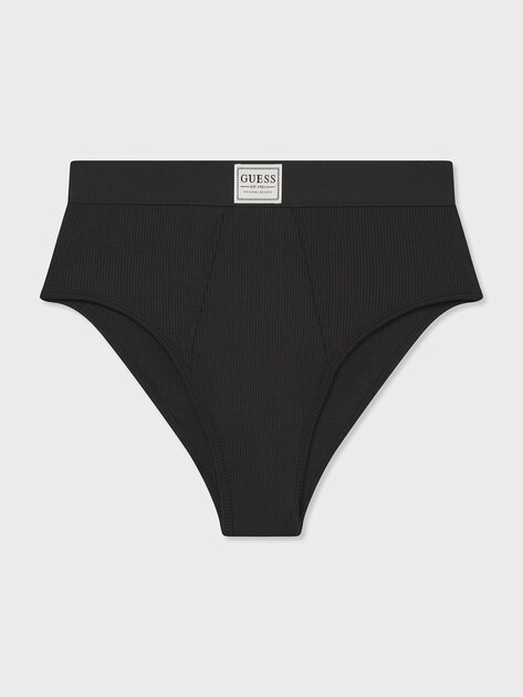 Женские трусы GUESS TESSA HIGH WAIST BRAZILIAN, Артикул O4BE15KCDA2, черный | 4568777. Ракурс 3