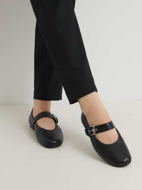 Балетки мэри-джейн TENDANCE, Артикул YS-48263A-12, черный | 4568917. Ракурс 2