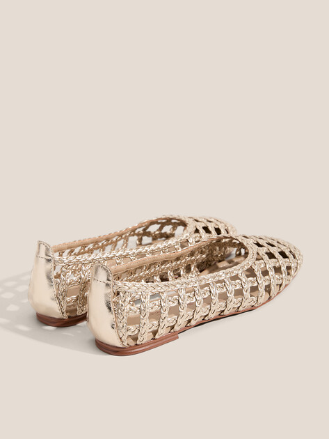 Балетки TENDANCE, Артикул YS-48265A-1, золотой | 4568966. Ракурс 5