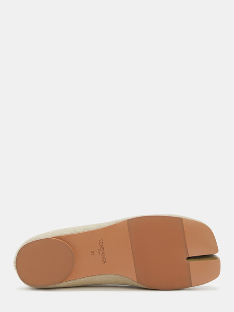 Балетки таби TENDANCE, Артикул YS-48221A-8, зеленовато-бежевый | 4569563. Ракурс 4 Балетки таби TENDANCE, Артикул YS-48221A-8, зеленовато-бежевый | 4569563. Ракурс 4
