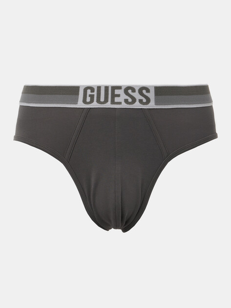 Мужские трусы 2 шт. GUESS BRIEF 2PACK SOLID, Артикул U5RG63KCD31, серый | 4571080. Ракурс 3