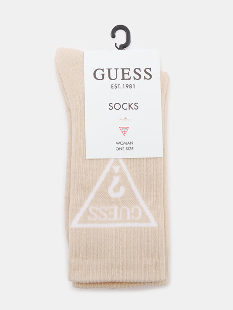 Женские носки GUESS ELLEN SPORT SOCKS, Артикул V2GZ00ZZ00I, бежевый | 4571906. Ракурс 2 Женские носки GUESS ELLEN SPORT SOCKS, Артикул V2GZ00ZZ00I, бежевый | 4571906. Ракурс 2