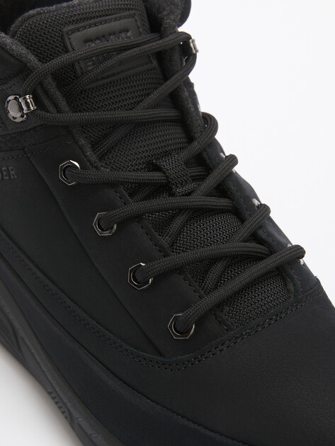 Мужские высокие кроссовки TOMMY HILFIGER HILFIGER WARM NUBUCK HYBRID MID BOOTS, Артикул FM0FM05189, черный | 4572975. Ракурс 6 Мужские высокие кроссовки TOMMY HILFIGER HILFIGER WARM NUBUCK HYBRID MID BOOTS, Артикул FM0FM05189, черный | 4572975. Ракурс 6