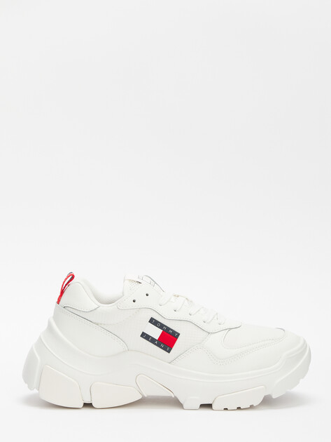 Женские кроссовки TOMMY JEANS TJW LIGHTWEIGHT HYBRID RUNNER, Артикул EN0EN02618, молочно-белый | 4573010. Ракурс 2 Женские кроссовки TOMMY JEANS TJW LIGHTWEIGHT HYBRID RUNNER, Артикул EN0EN02618, молочно-белый | 4573010. Ракурс 2