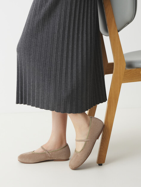 Балетки мэри-джейн TENDANCE, Артикул YS-38158A-12, бежевый | 4574447. Ракурс 2