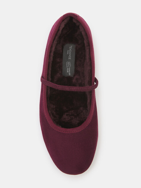 Балетки мэри-джейн TENDANCE, Артикул YS-38158A-12, фиолетово-бордовый | 4574471. Ракурс 5